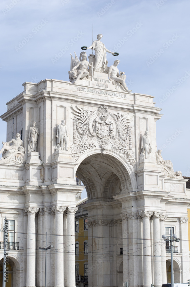 The Commerce Square in Lisbon, Portugal