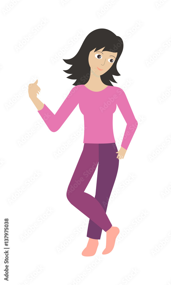 Housekeeper Isolated. Hotel Employee Woman. Housekeeper Isolated. Hotel Employee Woman.