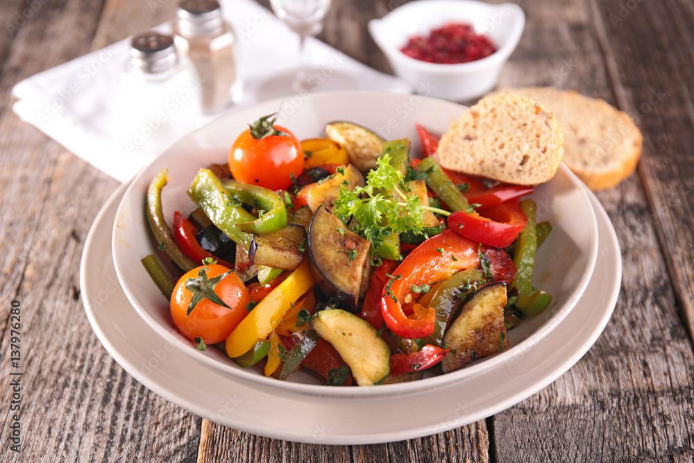 fried vegetable fried vegetable