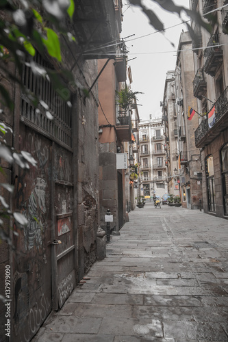 Barcelona city street © justinessy
