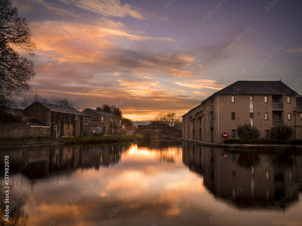 Obraz premium sunset in Lancaster