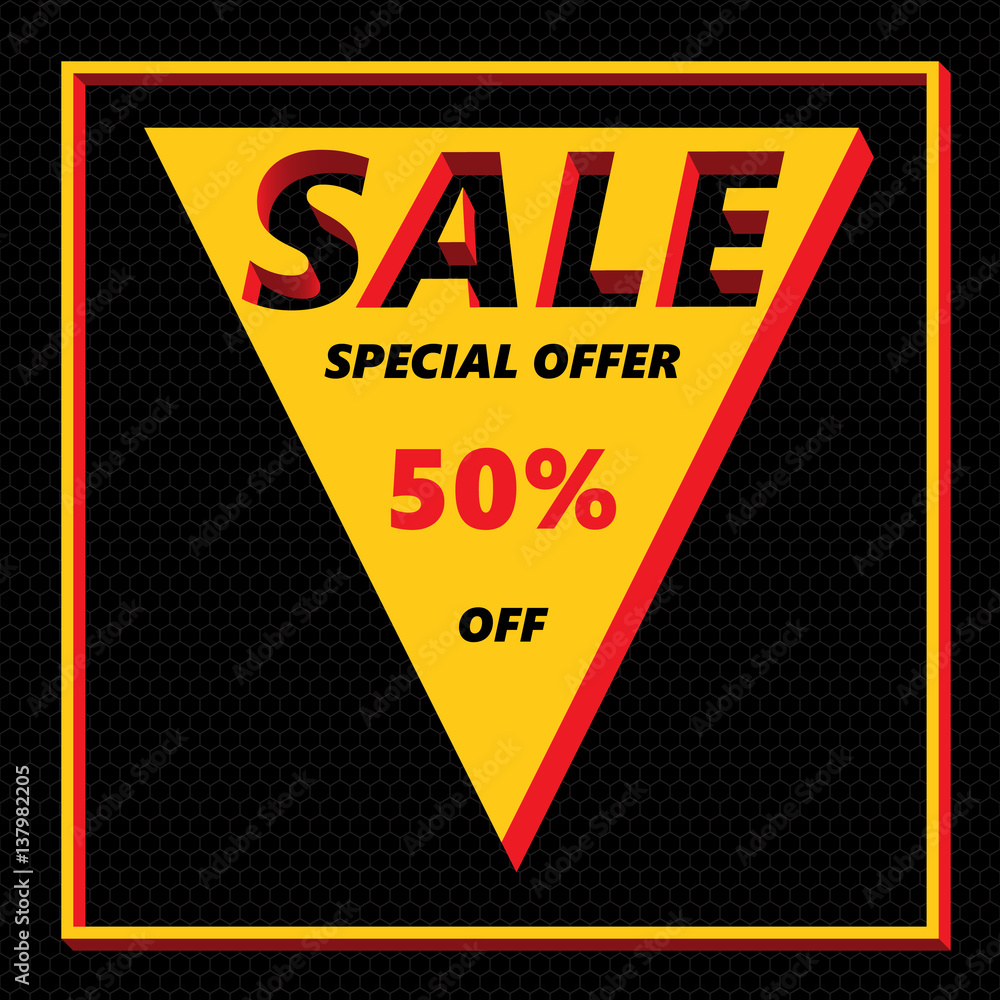 Sale banner template design