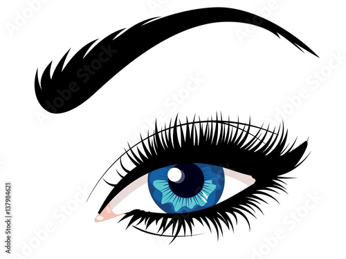 Blue Female Eye