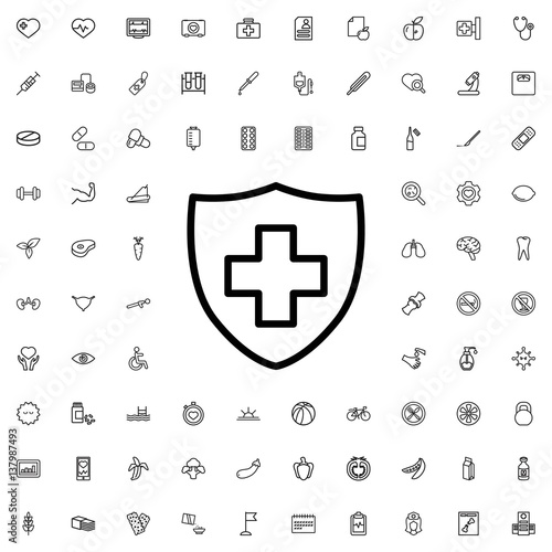 medical sign icon illustration