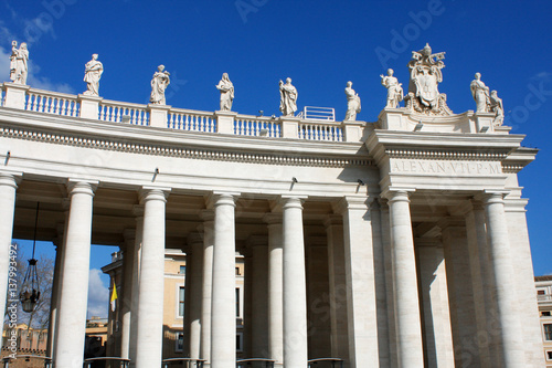 Bernini's colonnades - Vatican City in Rome, Italy