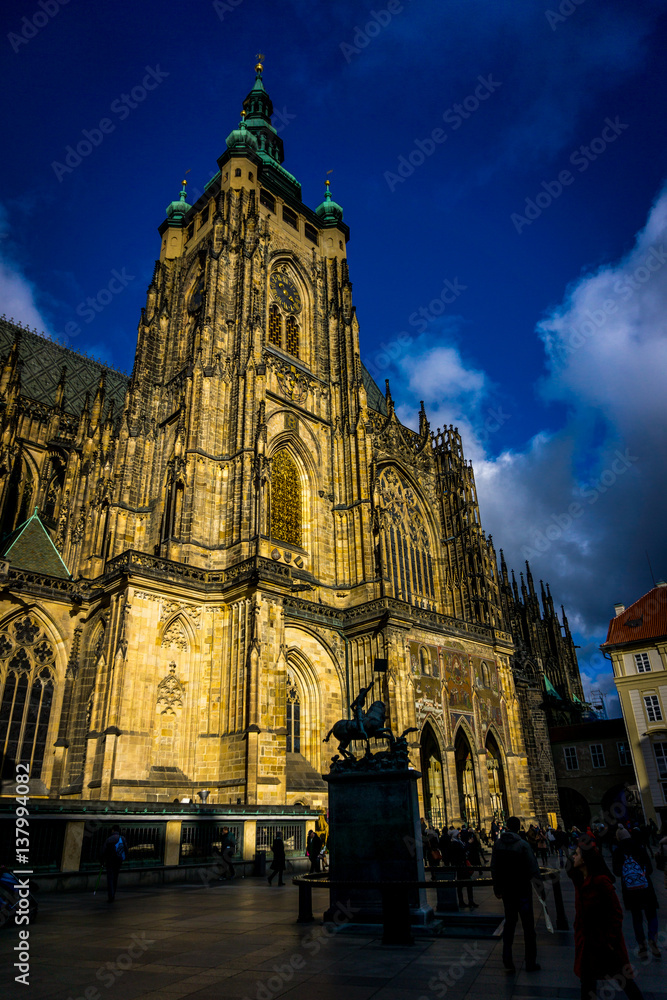 St' Vitus Cathedral, Prague, Castle, Christmas Market, Winter
