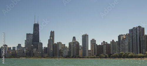 Chicago sunny Landscape from the river © Sandro
