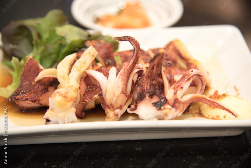 grilled squid grilled squid