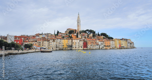 Rovinj, Croatia, a picturesque fishing harbor is Istria’s star attraction. It is the last true Mediterranean fishing port with the old town, which is webbed with steep cobbled streets and piazzas