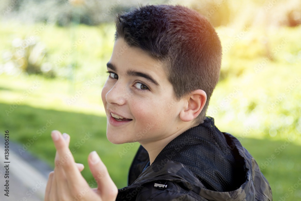 young boy portrait outdoors young boy portrait outdoors