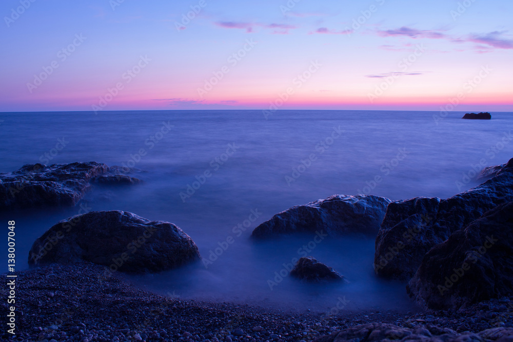 Obraz premium Black Sea evening