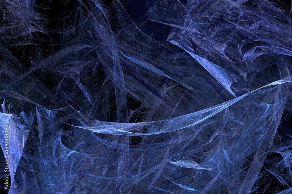 Obraz premium 3D rendering abstract fractal light background