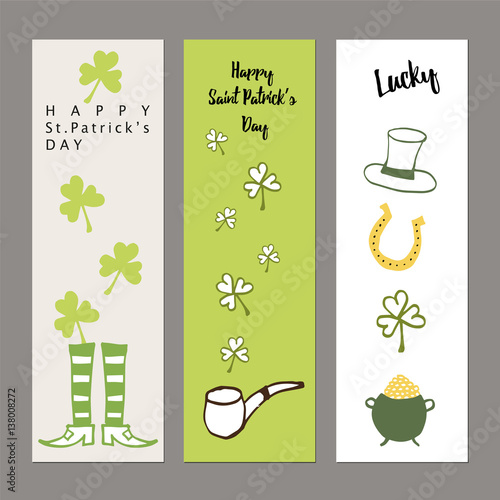 Banners for Saint Patrick's day photo