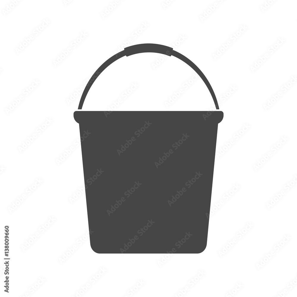 Water bucket vector illustration Water bucket vector illustration