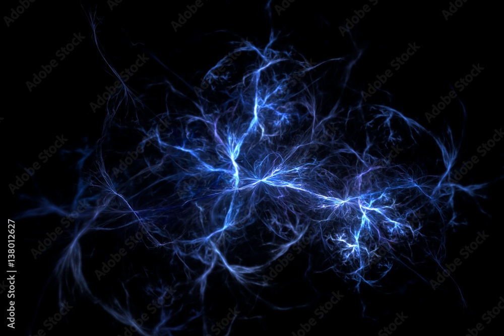 3D rendering abstract fractal light background 3D rendering abstract fractal light background