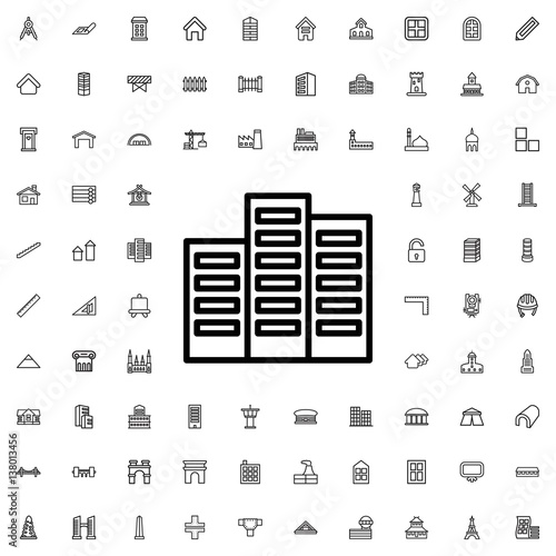 building icon illustration
