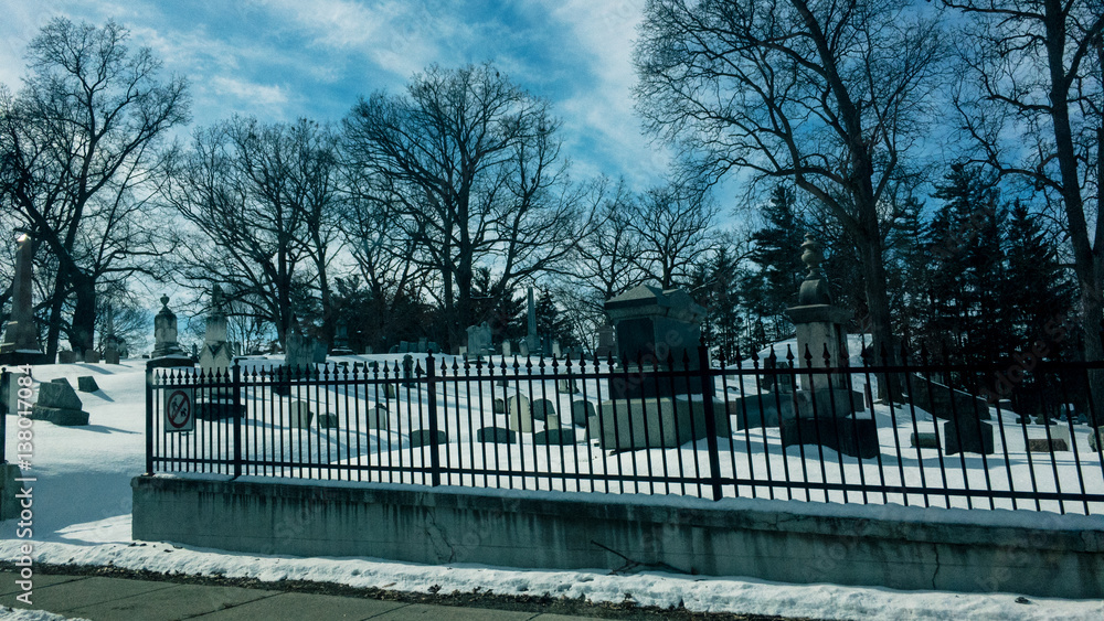 Snowy Grave Yard Snowy Grave Yard