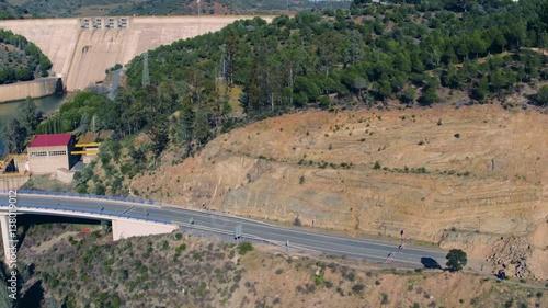 Mountainside Collapsed on the Road