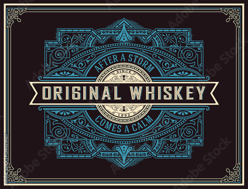 Old Whiskey Label
