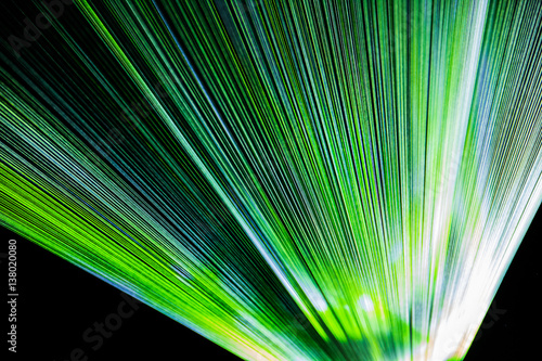 Rays of light installation
