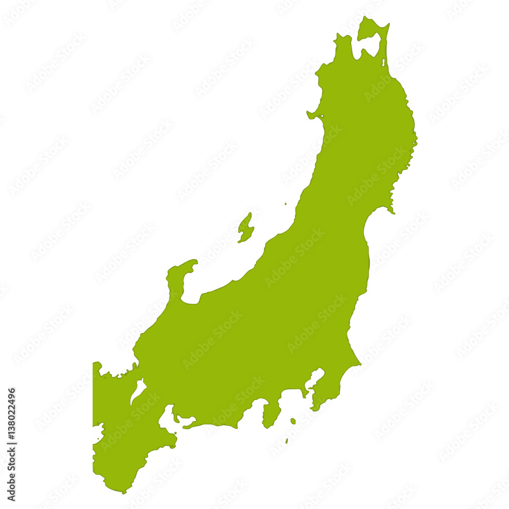 日本地図 東日本 Stock イラスト Adobe Stock