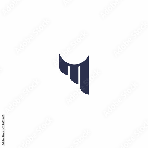 Letter M Abstract Logo Vector