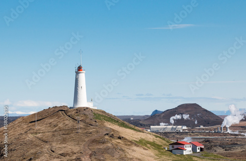 Reykjanesviti, Iceland photo