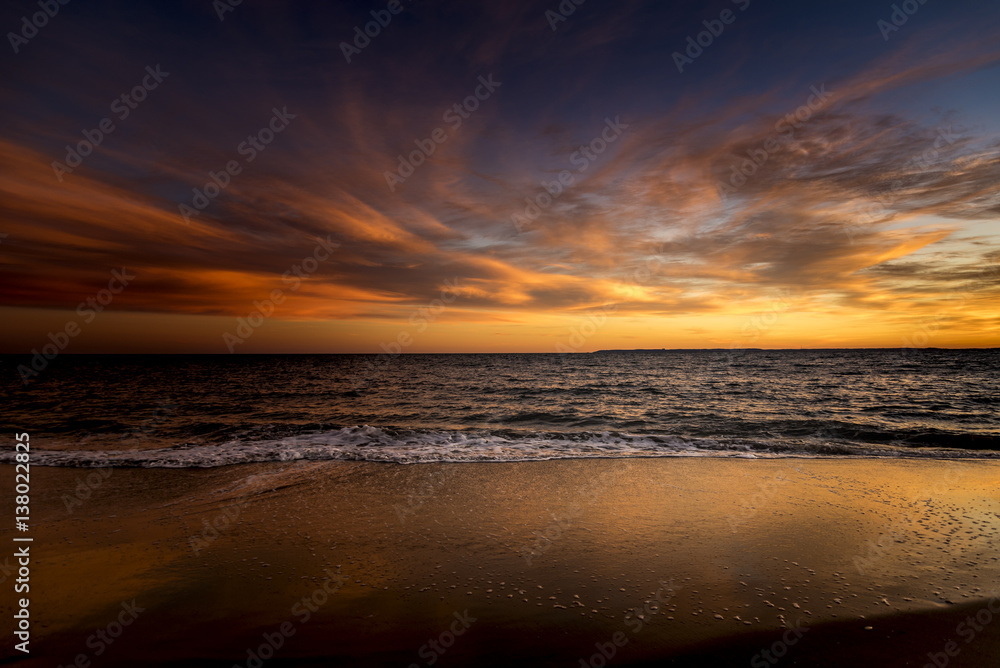 Obraz premium Sunset Coney Island