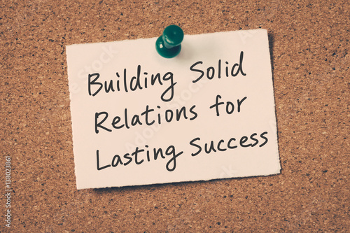 business relationship building concept