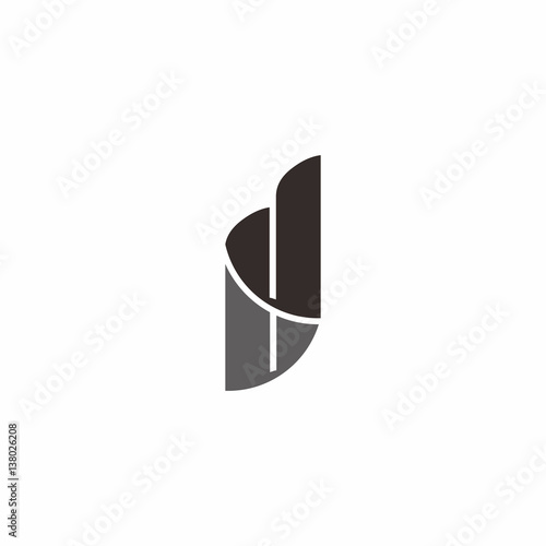 d u letter Logo Vector