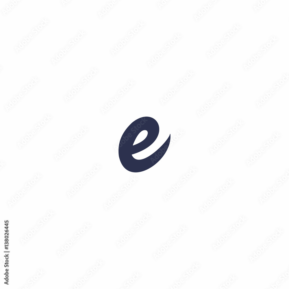 e Letter Logo Vector e Letter Logo Vector