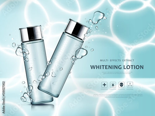 Whitening lotion ads