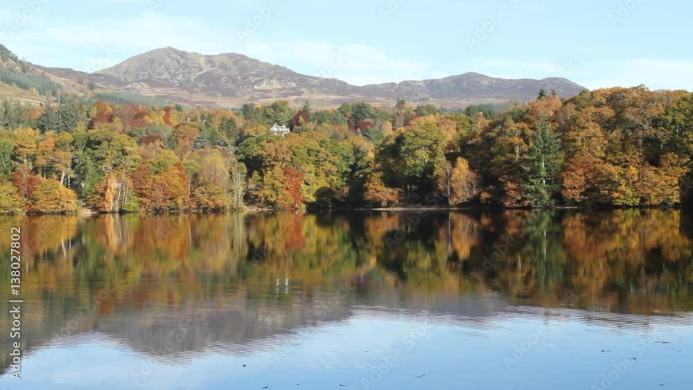 Autumn colours reflected in Loch Faskally Pilochry Scotland
Autumn colours reflected in Loch Faskally Pilochry Scotland