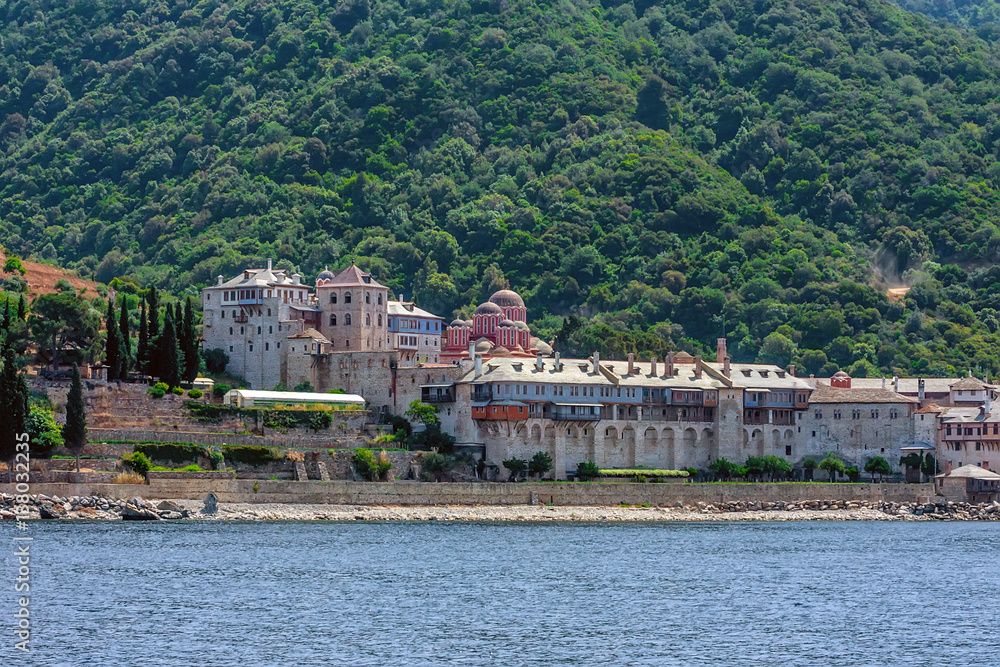 Xenophontos monastery on Mount Athos, Greece