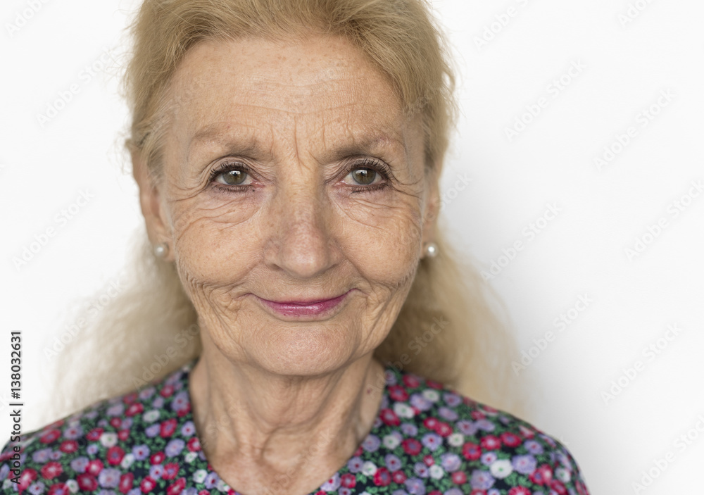 Woman Cheerful Studio Portrait Concept Woman Cheerful Studio Portrait Concept