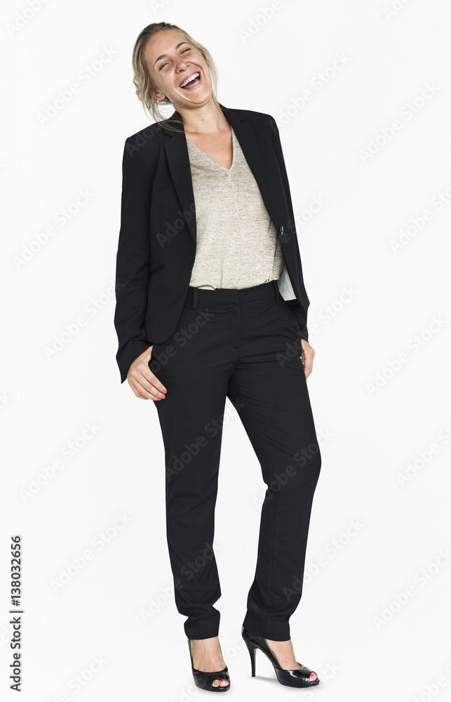 Businesswoman Smiling Happiness Portrait Concept Businesswoman Smiling Happiness Portrait Concept