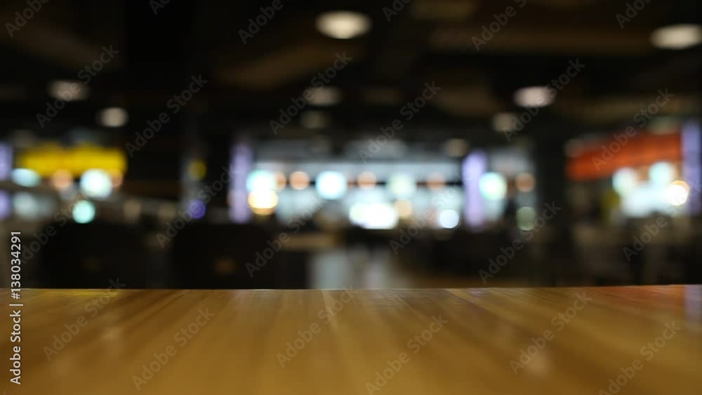 table and chair at food court blurred background table and chair at food court blurred background