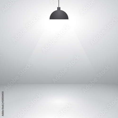 white grey empty studio roo...