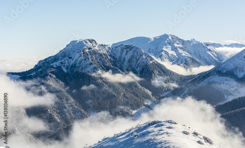 Fairytale atmosphere in the mountains.