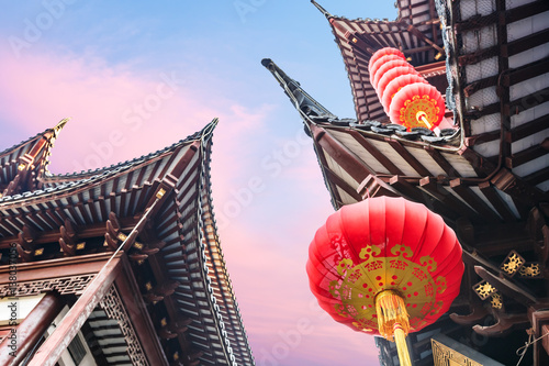 Photography Chinese new year lanterns in china