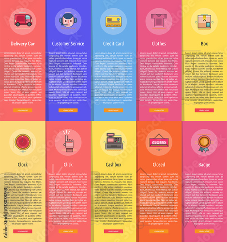 E-Commerce Vertical Banner Concept