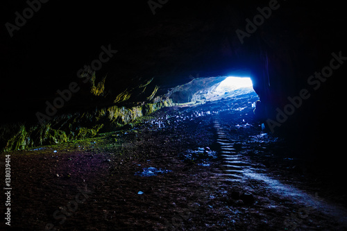 landscape cave Ponoarele Mehedinti, Romania