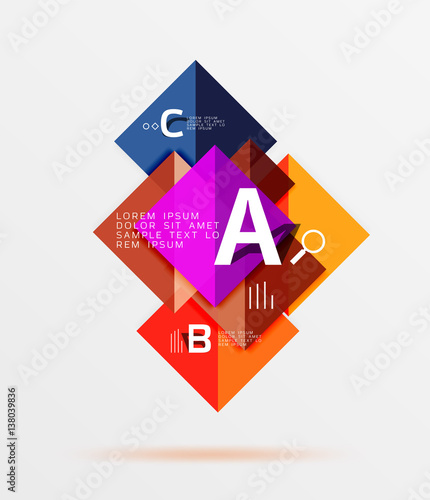 Free Download Square geometric abstract background - GFXLoad