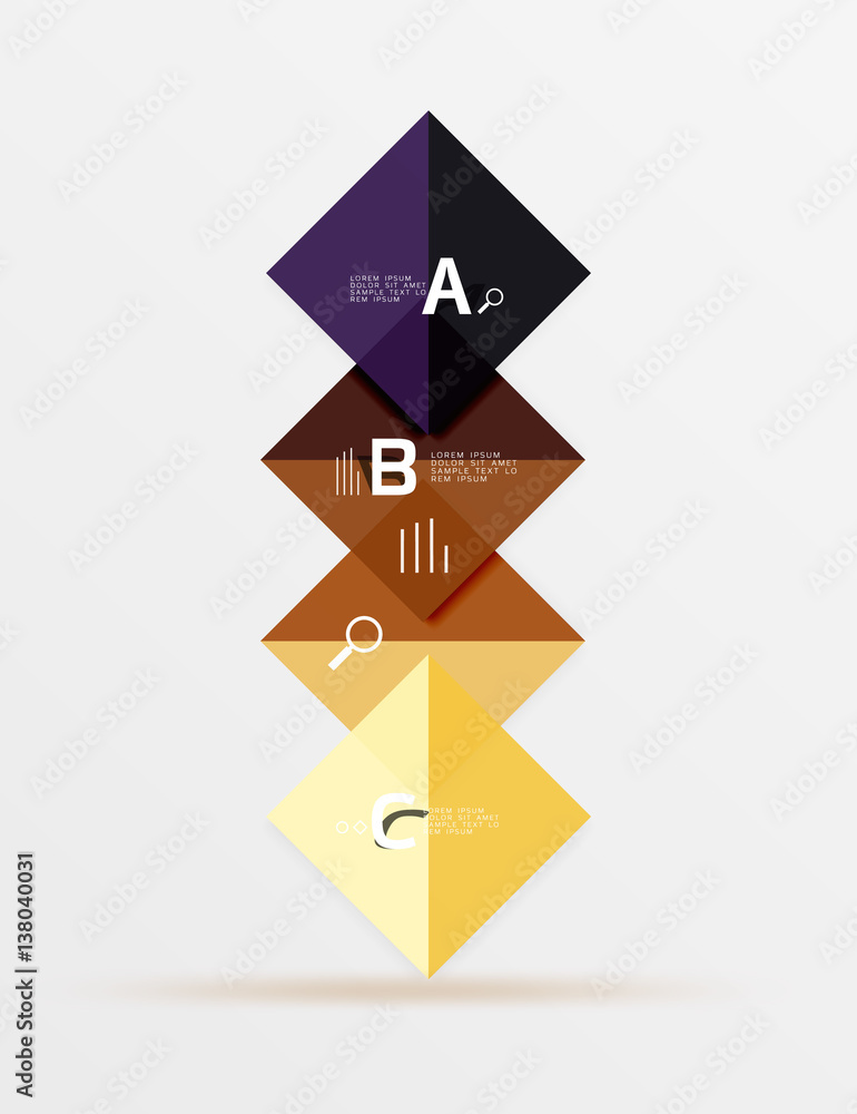 Square geometric abstract background Square geometric abstract background