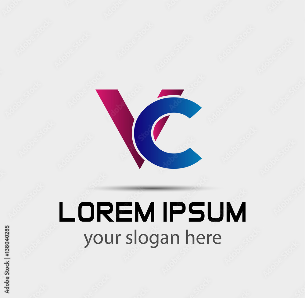 Letter V and C logo vector
Letter V and C logo vector