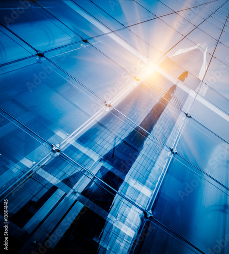 Wallpaper Mural Skyscrapers from a low angle view in Shanghai,China. Torontodigital.ca