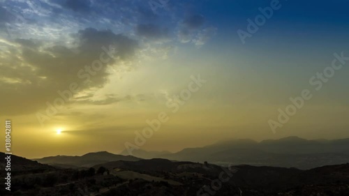 Wallpaper Mural Night comes over Crete (time lapse HD) Torontodigital.ca