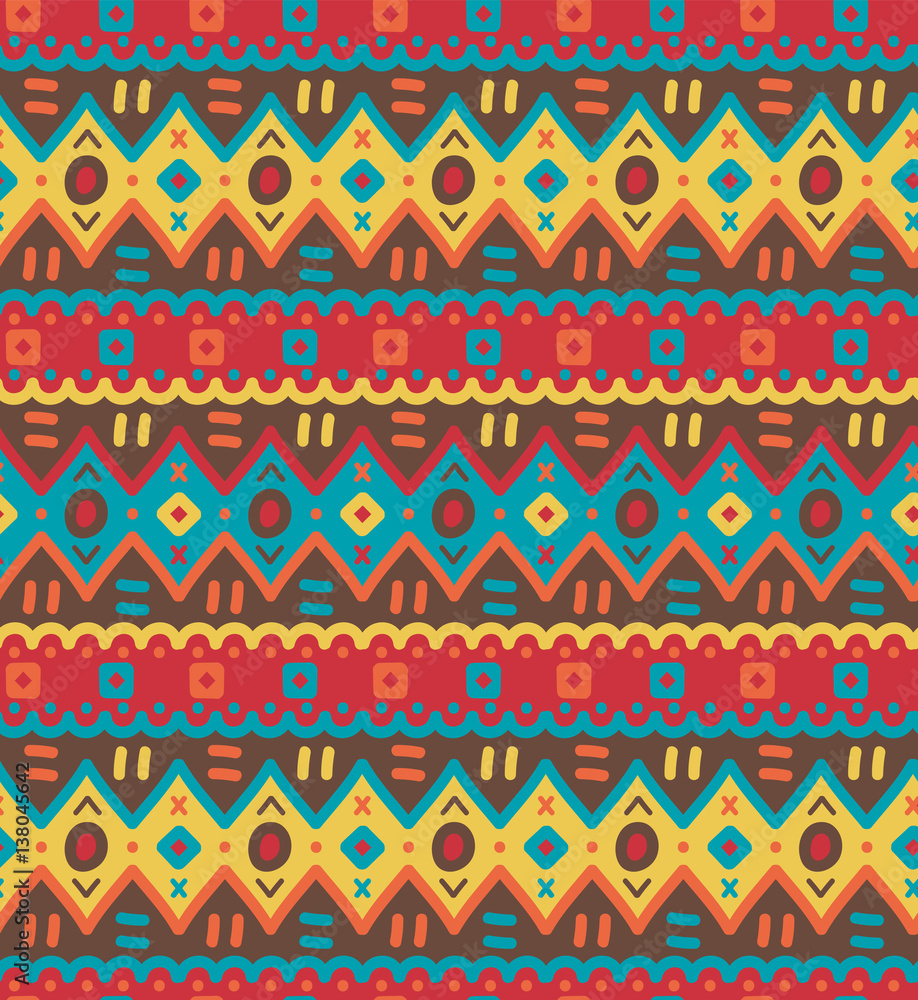 Ethnic textile bright decorative native ornamental striped seamless pattern. Ethnic textile bright decorative native ornamental striped seamless pattern.