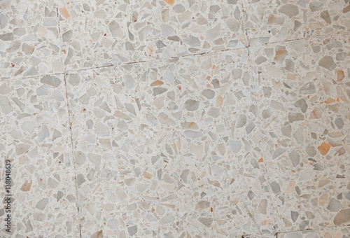 Terrazzo floor, stone wall texture marble surface background pattern and color