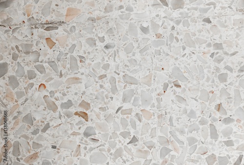 Terrazzo floor, stone wall texture marble surface background pattern and color